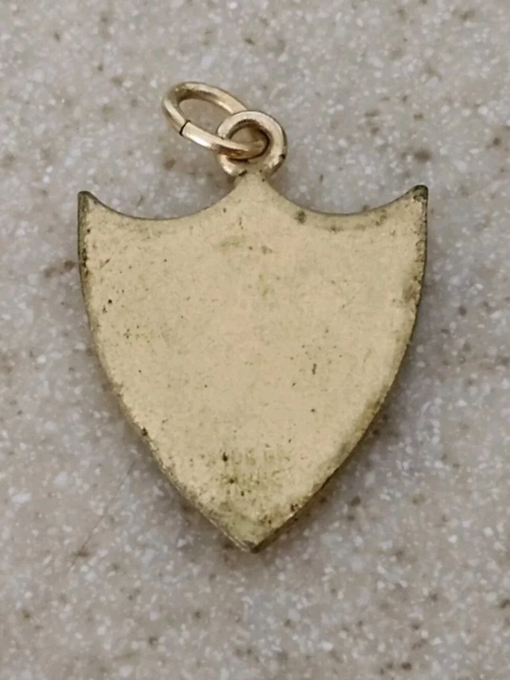 VINTAGE ARMED FORCES STAFF COLLEGE SHIELD 10k GOLD FILL KINNEY LAPEL PIN BROOCH